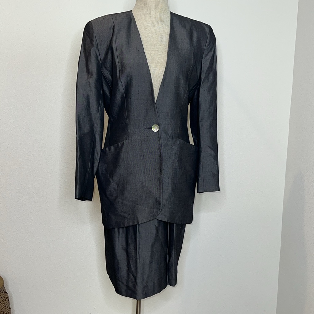 Christian Dior The Suit Vintage Jacket And Skirt